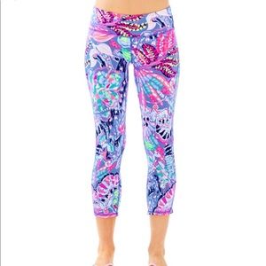 NWT Lilly Pulitzer Luxletic Cropped Leggings